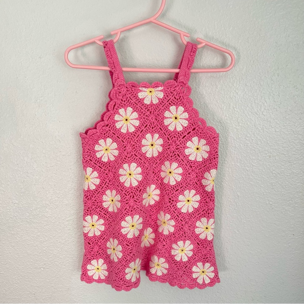 Zara toddler girl daisy crochet dress Size 2/3